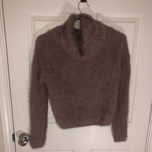 Feminine Cowl Neck Sweater